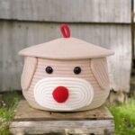 Cute Matka Storage Basket with Lid 8x8 Inches - Image 3