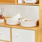 5 Pieces Storage Basket Sets Cotton Rope Woven Baskets for Organizing Small Round Basket Baby Nursery Bins | Fruit Baskets - Image 10