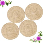 Jute table placemats | Pack of 6 pcs