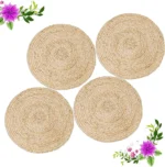 Jute table placemats | Pack of 6 pcs