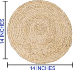 Jute table placemats | Pack of 6 pcs - Image 2