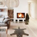 Snow Leopard Rug | Custom Rugs For Home Office | Handtufted Area Rug | Animal Rugs