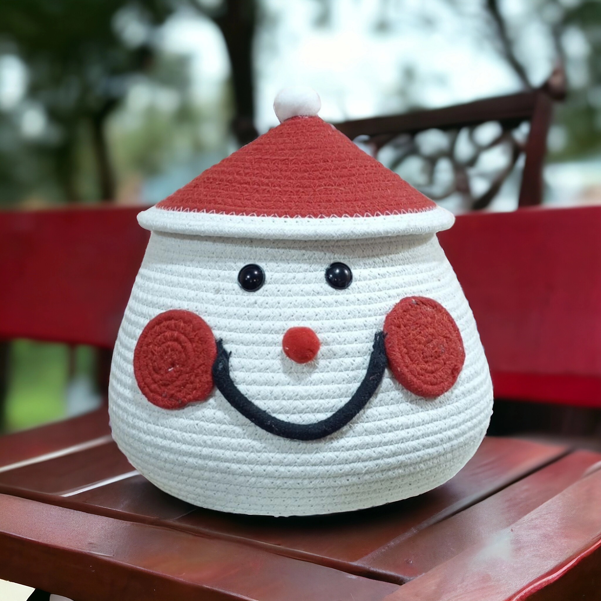 Photoroom-20240515_212223.webp Cute Faces Storage Baskets | Kids Toy Baskets | Gift Hamper | Baby Tray Bucket Organizer 8x8" - Image 1