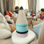 Rocket Storage Basket And Bin For Kids Nursery 10x22 inches - Image 3