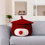 Cute Matka Storage Basket with Lid 8x8 Inches - Image 4