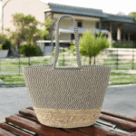 EcoChic Designer Jute Tote - Image 5