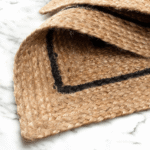 Handwoven Natural Jute Area Rug – 2x3 ft (60 cm x 90 cm) - Image 3