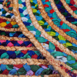 Reversible Farmhouse Chindi Rug 2'x3' Oval - Image 5