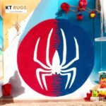 Premium Spider Rug – Handtufted Custom Wool Accent Rug (80 cm) - Image 2