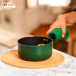 Braided Jute Placemats – Set of 6 (15" / 38 cm) – Beige Boho Table Mats with Holder - Image 3