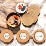 Braided Jute Placemats – Set of 6 (15" / 38 cm) – Beige Boho Table Mats with Holder - Image 4